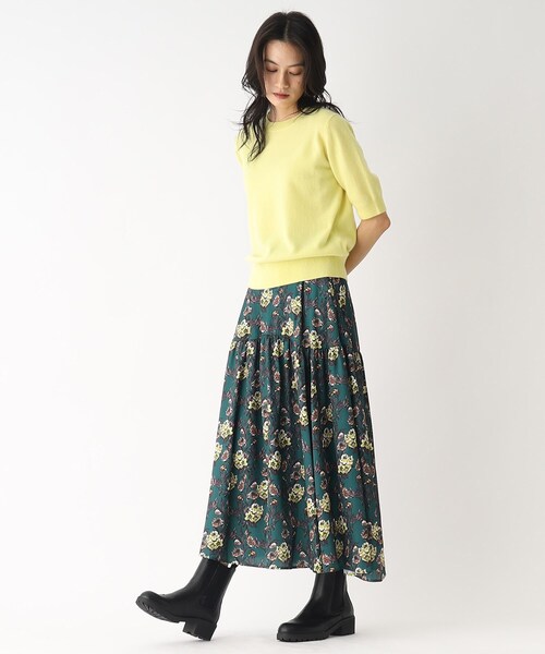 OPAQUE.CLIP(オペークドットクリップ)の「◆【大草直子さんコラボ】サイドゴアブーツ(ブーツ・レディース・ブラック/ホワイト・01/02/03)」の12枚目の写真