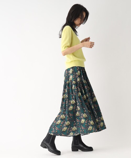 OPAQUE.CLIP(オペークドットクリップ)の「◆【大草直子さんコラボ】サイドゴアブーツ(ブーツ・レディース・ブラック/ホワイト・01/02/03)」の18枚目の写真