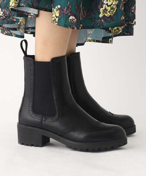 OPAQUE.CLIP(オペークドットクリップ)の「◆【大草直子さんコラボ】サイドゴアブーツ(ブーツ・レディース・ブラック/ホワイト・01/02/03)」の8枚目の写真