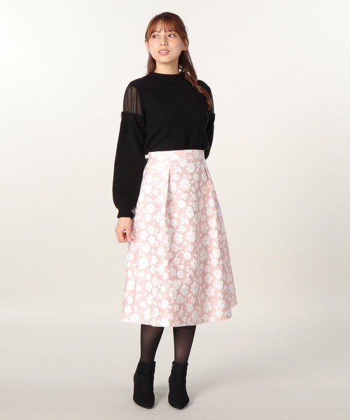【セール】ふくれジャカードスカート(スカート)|LAISSE PASSE(レッセパッセ) 【セール】ふくれジャカードスカート(スカート)|LAISSE PASSE(レッセパッセ)