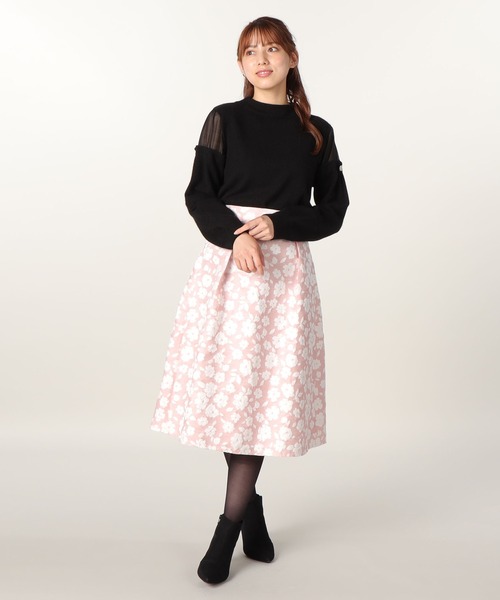 【セール】ふくれジャカードスカート(スカート)|LAISSE PASSE(レッセパッセ) 【セール】ふくれジャカードスカート(スカート)|LAISSE PASSE(レッセパッセ)