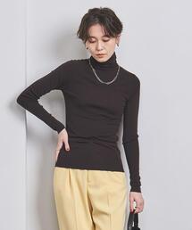 UNITED ARROWS | W 18G フィットリブ タートルネック ニット(ニット/セーター)