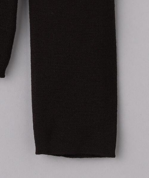 UNITED ARROWS（ユナイテッドアローズ）の「W 18G フィットリブ タートルネック ニット（ニット/セーター・レディース・ダークブラウン/ブラック/オフホワイト・FREE）」の16枚目の写真