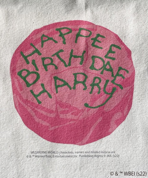 COMMON WARE（コモンウェアー）の「FD：キャラチョイ　HARRYPOTTER ハリーポッター HAPPYBIRTHDAY/ペチュニアおばさんが作ったプディング/ハーマイオニー/クルックシャンクス/ ファング トートバッグ（トートバッグ・レディース・ホワイト系1/ホワイト系2/ホワイト系3/ホワイト系4/ホワイト系5・FREE）」の20枚目の写真