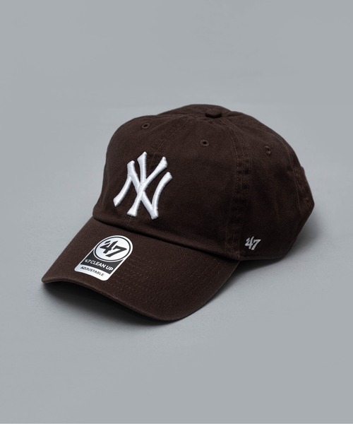 '47（フォーティーセブン）の「’47BRAND MLB 公認 CLEAN UP CAP ベースボールキャップ（キャップ・レディース・グリーン系1/ラベンダー/ベージュ/ブラック系1/ネイビー系1/チャコールグレー/ライトグレー/ブラウン・FREE）」の4枚目の写真