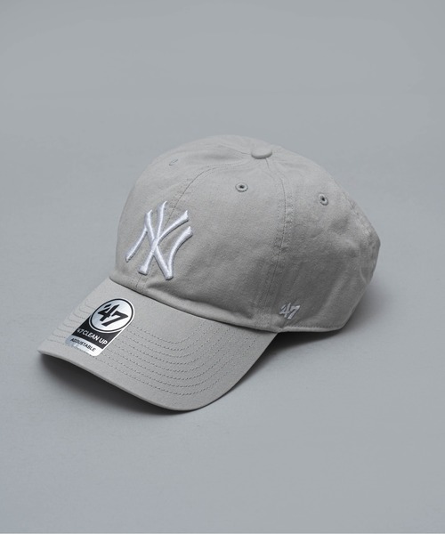 '47（フォーティーセブン）の「’47BRAND MLB 公認 CLEAN UP CAP ベースボールキャップ（キャップ・レディース・グリーン系1/ラベンダー/ベージュ/ブラック系1/ネイビー系1/チャコールグレー/ライトグレー/ブラウン・FREE）」の3枚目の写真