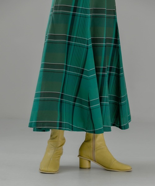 KBF（ケイビーエフ）の「パッチワークストレッチブーツ（ブーツ・レディース・ブラック/オフホワイト/マスタード・36/38/37）」の15枚目の写真