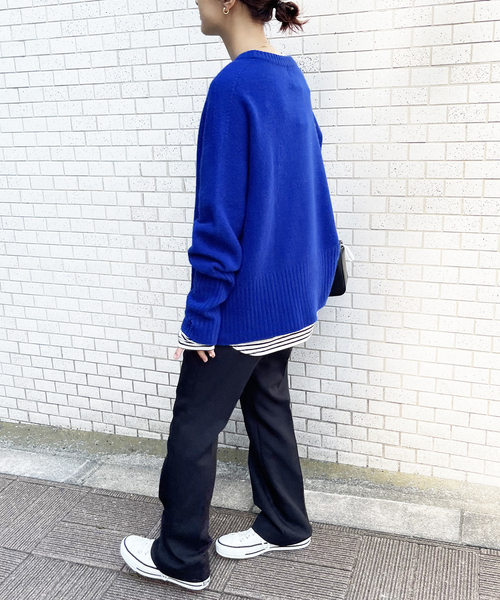 Spick & Span（スピックアンドスパン）の「ナチュラルシアーロンTEE（Tシャツ/カットソー・レディース・ベージュ/マルチ/ホワイト・FREE）」の9枚目の写真