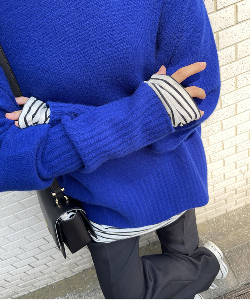 Spick & Span（スピックアンドスパン）の「ナチュラルシアーロンTEE（Tシャツ/カットソー・レディース・ベージュ/マルチ/ホワイト・FREE）」の12枚目の写真