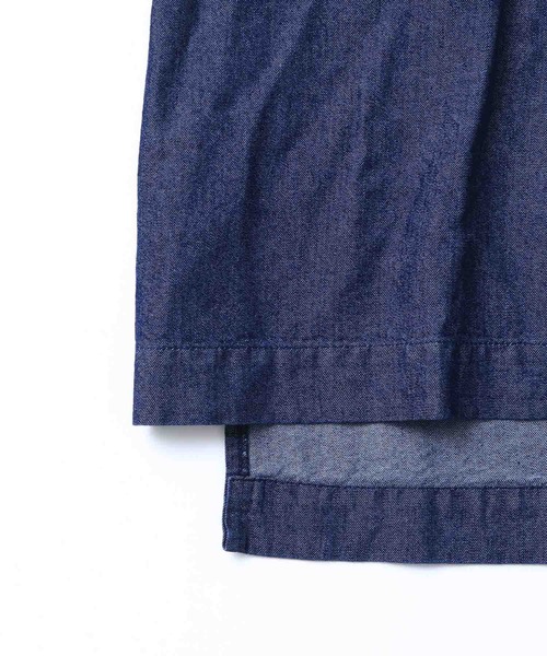 hunch（ハンチ）の「リボンタイ付クラシカルハイネックブラウス l 上品 きれいめ 無地 ボリューム袖 オケージョン 入学式 卒業式（シャツ/ブラウス・レディース・ネイビー・FREE）」の17枚目の写真