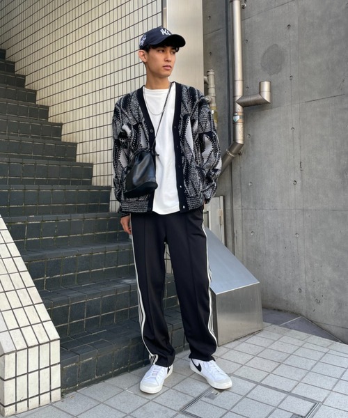 CIAOPANIC（チャオパニック）の「3Dニットカーディガン（カーディガン/ボレロ・メンズ・ブラック/ネイビー・MEDIUM/LARGE）」の21枚目の写真