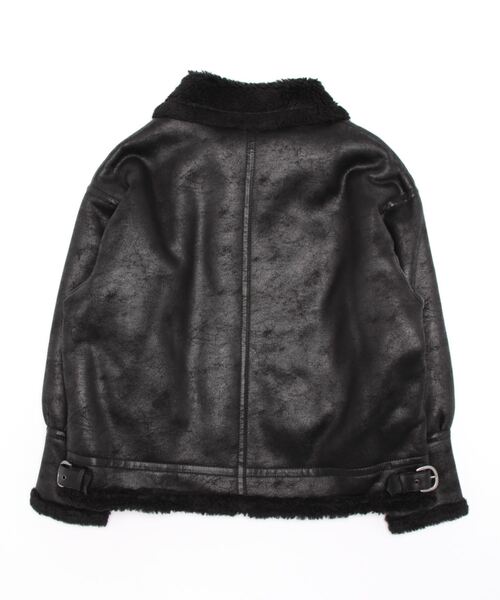 Narcissus（ナルシス）の「【MIDVEIN】ボアムートンコート（ムートンコート・レディース・ブラック・FREE）」の8枚目の写真