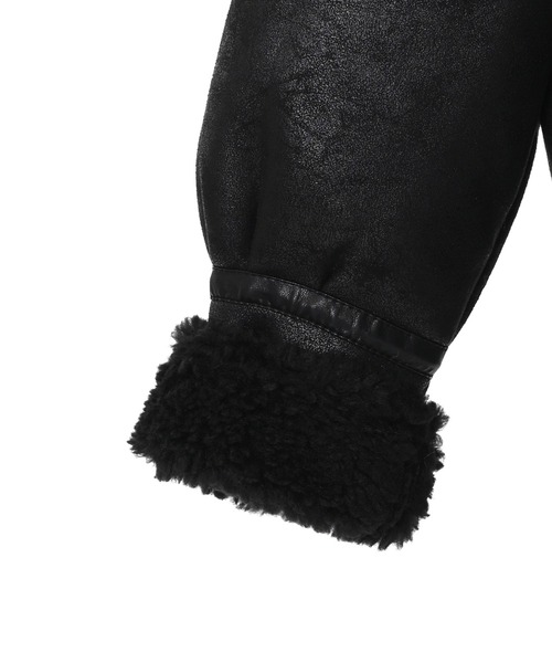 Narcissus（ナルシス）の「【MIDVEIN】ボアムートンコート（ムートンコート・レディース・ブラック・FREE）」の11枚目の写真
