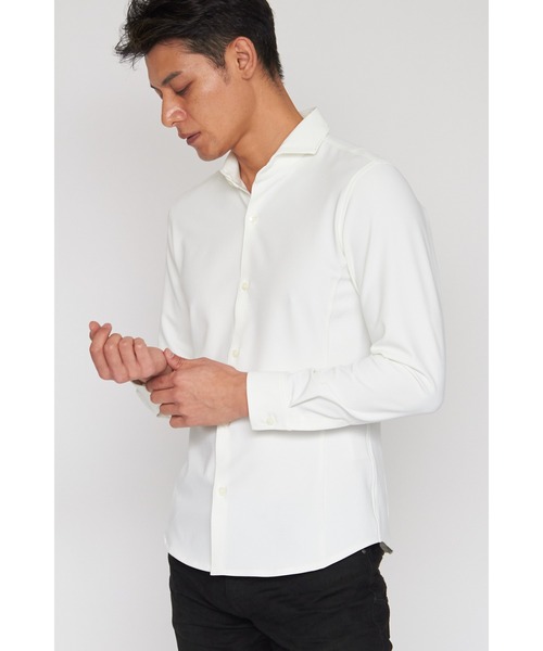 TORNADO MART（トルネードマート）の「ZERO by TORNADO MART∴クールラック2WAYツイルシャツ（シャツ/ブラウス・メンズ・ホワイト/イエロー/ブラック・LL/XXL/L/M）」の2枚目の写真