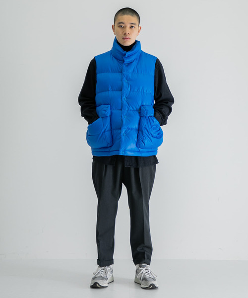 DAIWA PIER39（ダイワピア39）の「DAIWA PIER39　TECH BACK PACKER DOWN VEST（ダウンベスト・メンズ・ブルー/イエロー/オレンジ/グリーン/レッド・LARGE/MEDIUM/X-LARGE）」の11枚目の写真