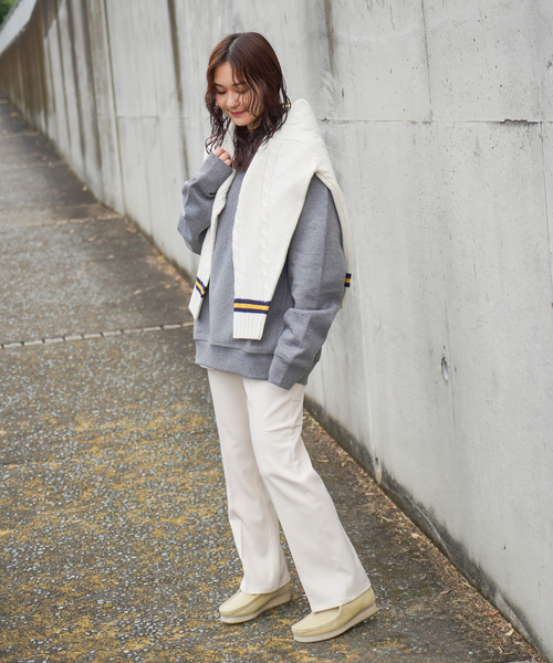 Carhartt WIP（カーハートダブリューアイピー）の「【CARHARTT WIP / カーハート ダブリューアイピー】AMERICAN SCRIPT SWEATSHIRT（スウェット・レディース・ボルドー/ホワイト/グレー・FREE）」の15枚目の写真