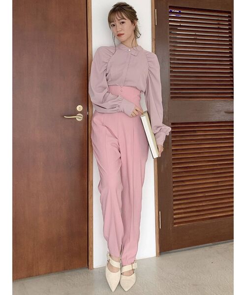 dazzlin（ダズリン）の「チビボタンバックリボンパンツ（その他パンツ・レディース・ピンク/ブルー/ベージュ・SMALL/MEDIUM/X-SMALL）」の22枚目の写真