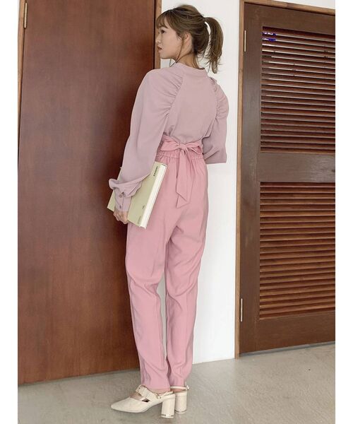 dazzlin（ダズリン）の「チビボタンバックリボンパンツ（その他パンツ・レディース・ピンク/ブルー/ベージュ・SMALL/MEDIUM/X-SMALL）」の20枚目の写真