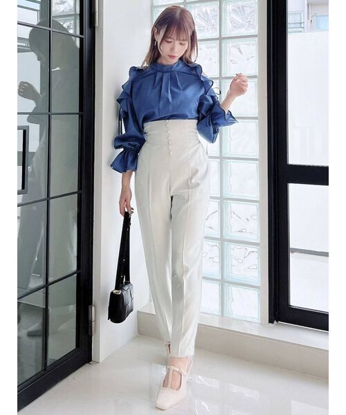 dazzlin（ダズリン）の「チビボタンバックリボンパンツ（その他パンツ・レディース・ピンク/ブルー/ベージュ・SMALL/MEDIUM/X-SMALL）」の17枚目の写真