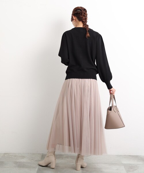 DRESKIP(ドレスキップ)の「◆ゴールド釦クルーネックカーディガン(カーディガン/ボレロ・レディース・イエロー/ブラック系2/ブルー/ブラック・02/03/04)」の16枚目の写真