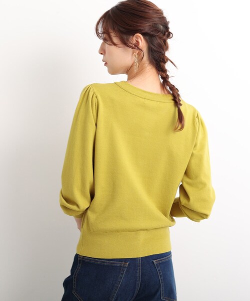 DRESKIP(ドレスキップ)の「◆ゴールド釦クルーネックカーディガン(カーディガン/ボレロ・レディース・イエロー/ブラック系2/ブルー/ブラック・02/03/04)」の20枚目の写真