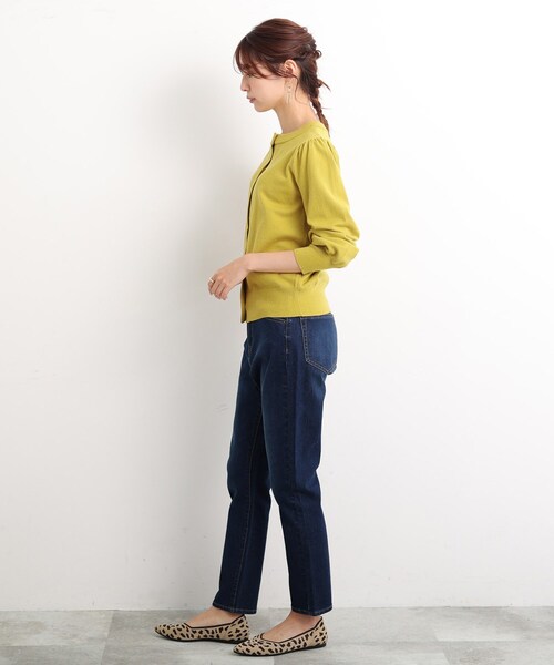 DRESKIP(ドレスキップ)の「◆ゴールド釦クルーネックカーディガン(カーディガン/ボレロ・レディース・イエロー/ブラック系2/ブルー/ブラック・02/03/04)」の22枚目の写真