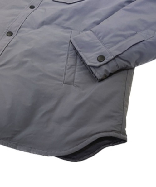 Alil（アリル）の「【Alil】アリル ミリタリー 中綿 ルーズシルエット シャツジャケット 大人カジュアル（ブルゾン・メンズ・ブラック/グレー/カーキ・SMALL/LARGE/MEDIUM）」の15枚目の写真