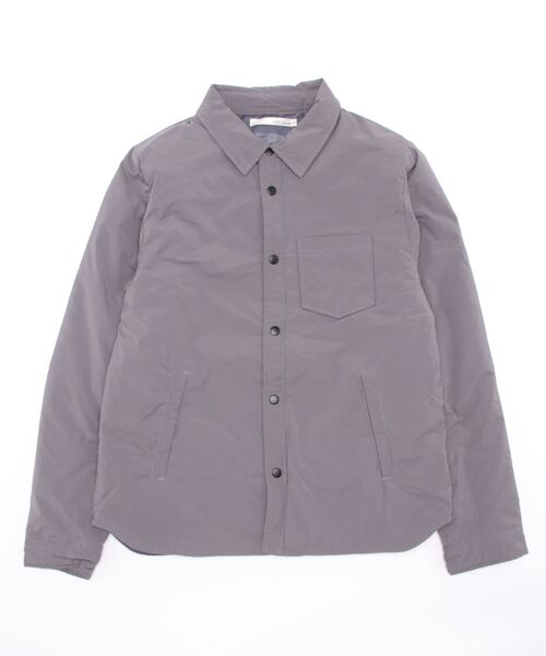 Alil（アリル）の「【Alil】アリル ミリタリー 中綿 ルーズシルエット シャツジャケット 大人カジュアル（ブルゾン・メンズ・ブラック/グレー/カーキ・SMALL/LARGE/MEDIUM）」の11枚目の写真