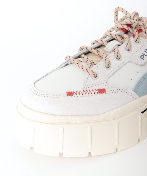 PUMA（プーマ）の「PUMA /MAYZE STACK RETRO GRADE（スニーカー・レディース・ホワイト・35/40/45）」の4枚目の写真