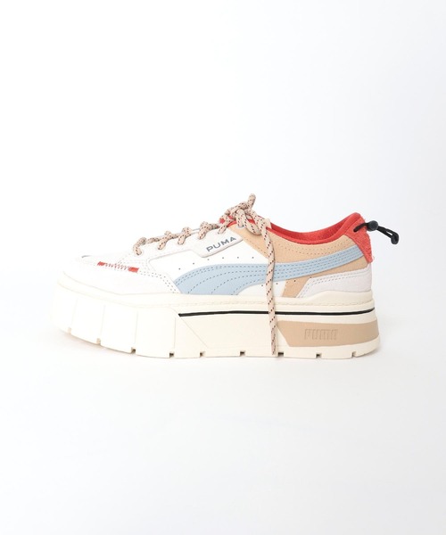 PUMA（プーマ）の「PUMA /MAYZE STACK RETRO GRADE（スニーカー・レディース・ホワイト・35/40/45）」の6枚目の写真