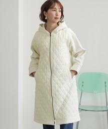 ElegChic（エレグシック）の「キルティング使いフーテッドコート（トレンチコート）」