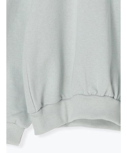 Samansa Mos2 Lagom(サマンサモスモスラーゴム)の「◎衿刺繍トレーナー(Tシャツ/カットソー・キッズ・ミント/モカ・100cm/110cm/120cm/130cm/95cm)」の7枚目の写真