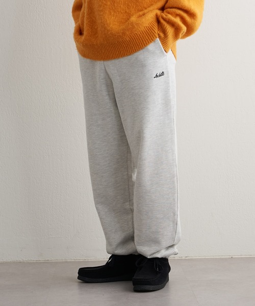 CIAOPANIC TYPY（チャオパニックティピー）の「□CVC裏毛ワンポイント刺繍スウェットパンツ（スウェットパンツ・メンズ・ライトグレー/ネイビー/ブルー/グリーン・M/L）」の2枚目の写真