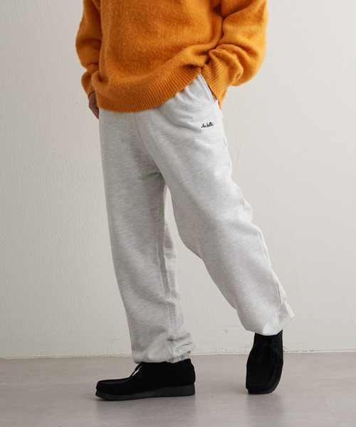 CIAOPANIC TYPY（チャオパニックティピー）の「□CVC裏毛ワンポイント刺繍スウェットパンツ（スウェットパンツ・メンズ・ライトグレー/ネイビー/ブルー/グリーン・M/L）」の5枚目の写真