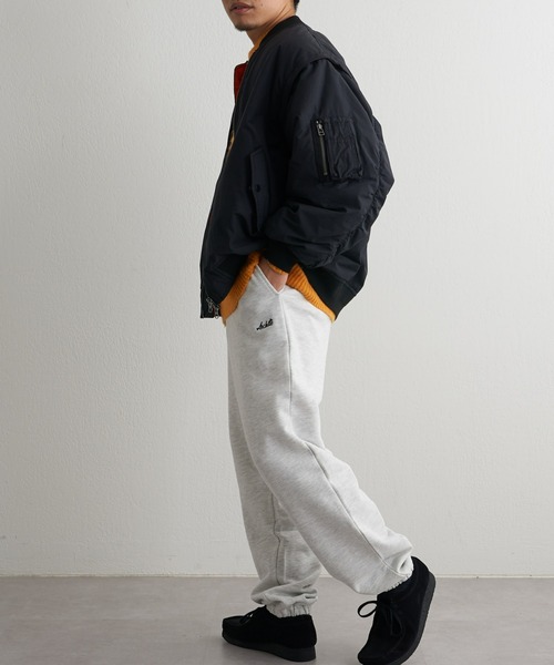 CIAOPANIC TYPY（チャオパニックティピー）の「□CVC裏毛ワンポイント刺繍スウェットパンツ（スウェットパンツ・メンズ・ライトグレー/ネイビー/ブルー/グリーン・M/L）」の12枚目の写真