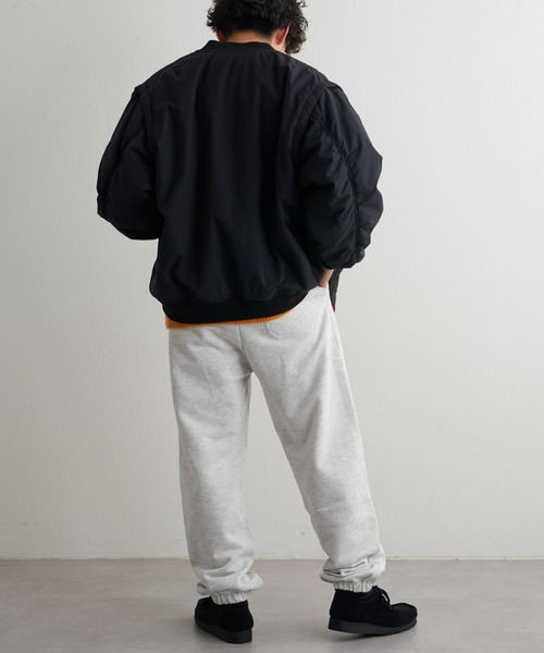 CIAOPANIC TYPY（チャオパニックティピー）の「□CVC裏毛ワンポイント刺繍スウェットパンツ（スウェットパンツ・メンズ・ライトグレー/ネイビー/ブルー/グリーン・M/L）」の13枚目の写真