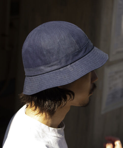 GLOSTER(グロスター)の「【GLOSTER/グロスター】METRO HAT メトロハット(ハット・メンズ・ブラック/オリーブ/インディゴブルー/チャコールグレー・FREE)」の8枚目の写真