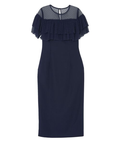 LAGUNAMOON（ラグナムーン）の「LADYドットチュールプリーツドレス（ドレス・レディース・ブラック/ネイビー・SMALL/MEDIUM）」の11枚目の写真