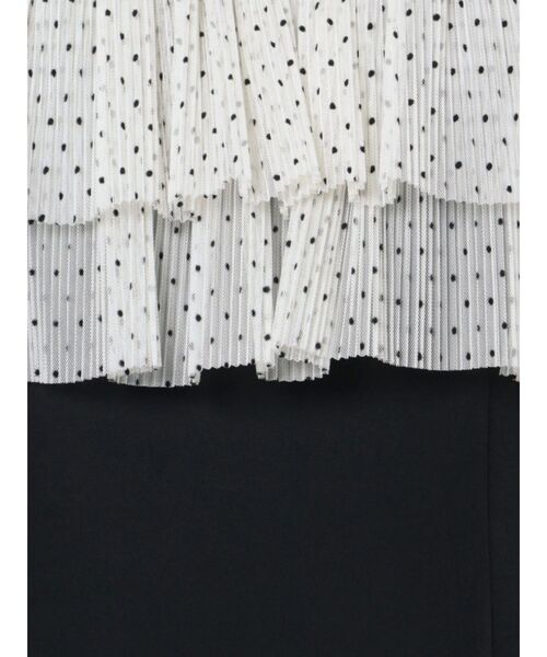 LAGUNAMOON（ラグナムーン）の「LADYドットチュールプリーツドレス（ドレス・レディース・ブラック/ネイビー・SMALL/MEDIUM）」の15枚目の写真