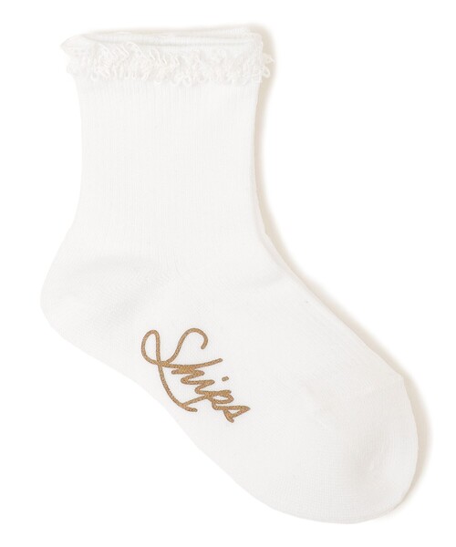 SHIPS（シップス）の「SHIPS KIDS:レース ショート ソックス（ソックス/靴下・キッズ・ネイビー/ホワイト・SMALL/MEDIUM/LARGE）」の2枚目の写真