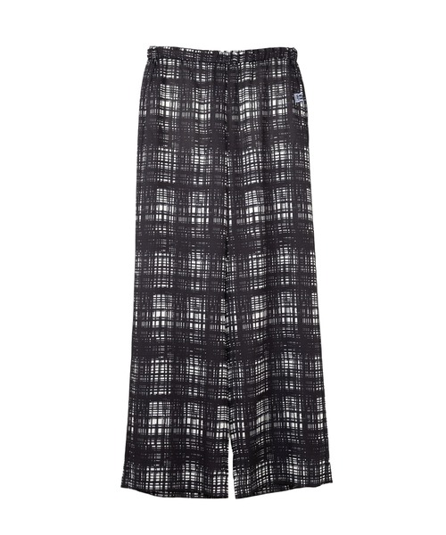 Maison MIHARA YASUHIRO(メゾンミハラヤスヒロ)の「Random Check Printed Gather Pants(その他パンツ・レディース・ブラック/グリーン/ブラウン・38)」の2枚目の写真