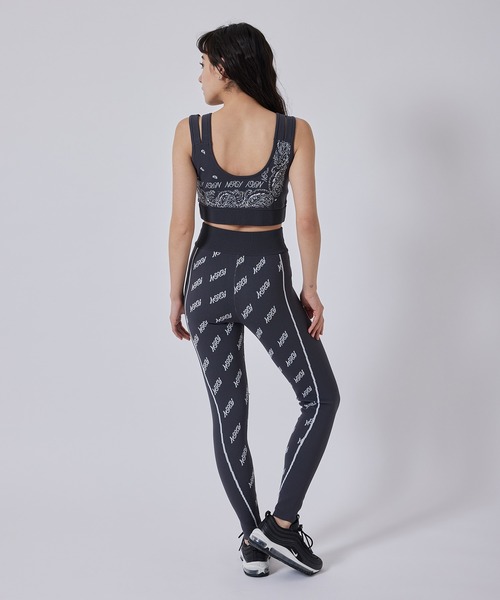 NERGY（ナージー）の「バンダナニットブラトップ（スポーツブラ・レディース・ピンク/スミクロ・S/M）」の18枚目の写真