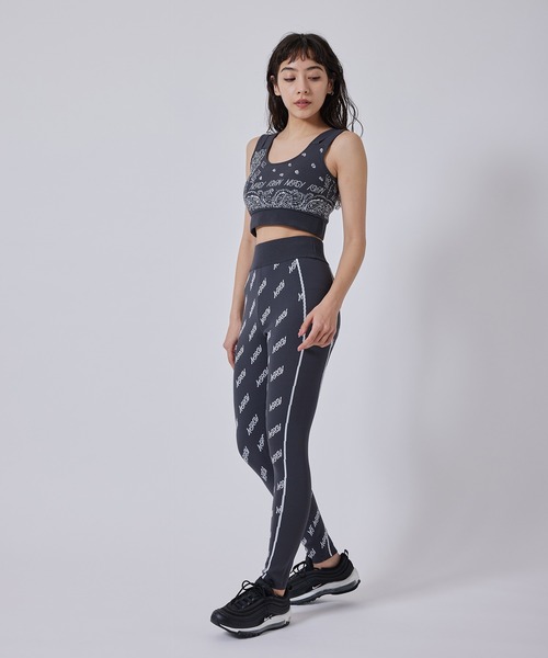 NERGY（ナージー）の「バンダナニットブラトップ（スポーツブラ・レディース・ピンク/スミクロ・S/M）」の19枚目の写真