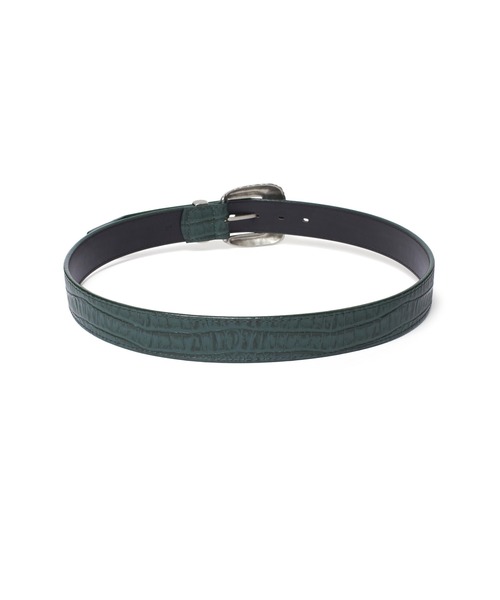 TORNADO MART(トルネードマート)の「TORNADO MART∴カイマンエンボスベルト(ベルト・メンズ・ブラック/ダークグリーン・M/L)」の10枚目の写真