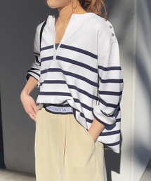 Spick & Span | ミラノリブメタルボタンプルオーバー(ニット/セーター)