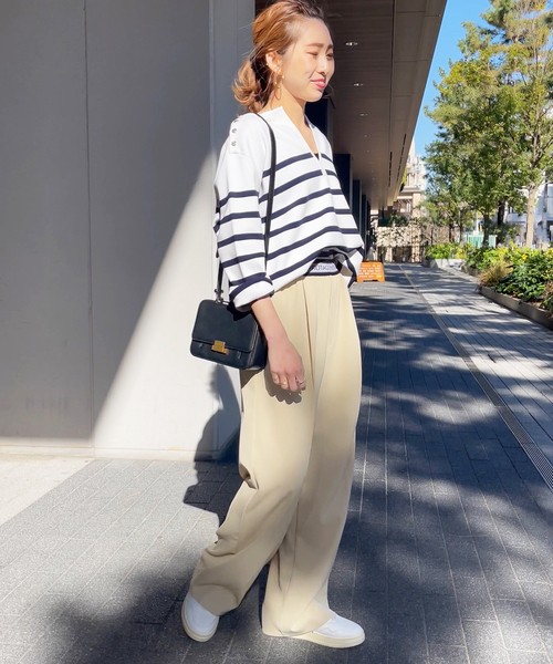 Spick & Span（スピックアンドスパン）の「ミラノリブメタルボタンプルオーバー（ニット/セーター・レディース・ネイビー/その他2・FREE）」の5枚目の写真