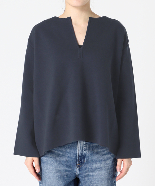 Spick & Span（スピックアンドスパン）の「ミラノリブメタルボタンプルオーバー（ニット/セーター・レディース・ネイビー/その他2・FREE）」の22枚目の写真