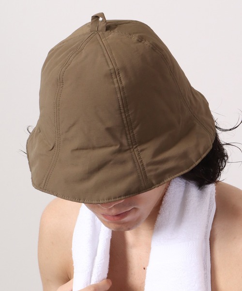 TESTIFY(テスティファイ)の「TESTIFY 手洗い可 撥水 サウナハット / Tampere Sauna Hat(ハット・レディース・カーキ/マスタード/ブラック/チャコール・FREE)」の21枚目の写真