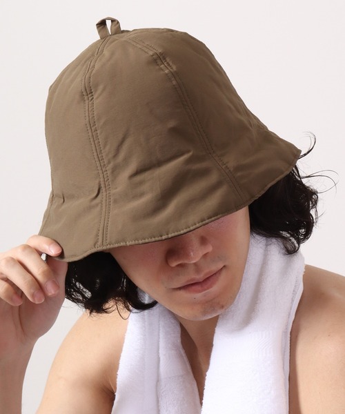 TESTIFY(テスティファイ)の「TESTIFY 手洗い可 撥水 サウナハット / Tampere Sauna Hat(ハット・レディース・カーキ/マスタード/ブラック/チャコール・FREE)」の20枚目の写真