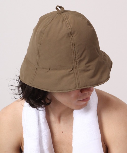TESTIFY(テスティファイ)の「TESTIFY 手洗い可 撥水 サウナハット / Tampere Sauna Hat(ハット・レディース・カーキ/マスタード/ブラック/チャコール・FREE)」の22枚目の写真